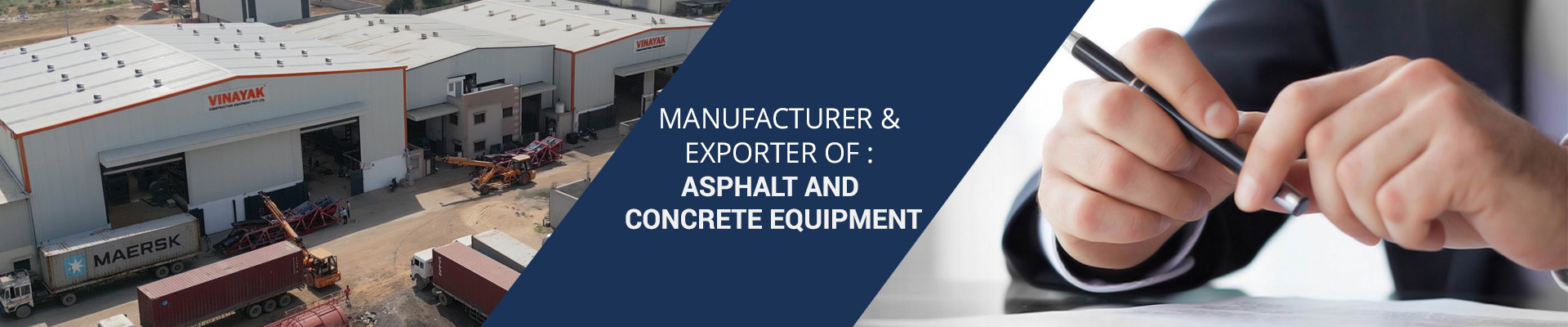 Manufacturer & exporter of road construction equipments